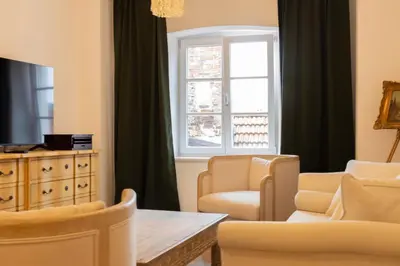 TV/Unterhaltungsangebot in der Unterkunft ღLiboria Villa Münter