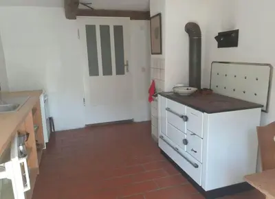 Küche/Küchenzeile in der Unterkunft Ferienwohnung Terwey