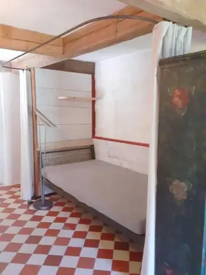 Ein Bett oder Betten in einem Zimmer der Unterkunft Ferienwohnung Terwey