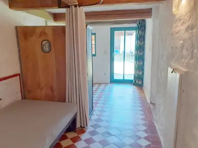 Ein Bett oder Betten in einem Zimmer der Unterkunft Ferienwohnung Terwey