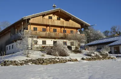 Langegger Alm - Sennerstube im Winter