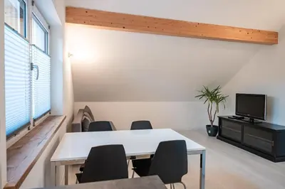 TV/Unterhaltungsangebot in der Unterkunft Schöne Dachgeschosswohnung