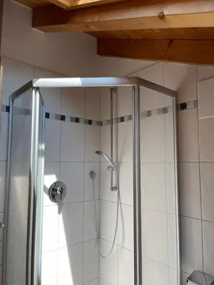 Ein Badezimmer in der Unterkunft Ferienwohnung Obstgartenblick