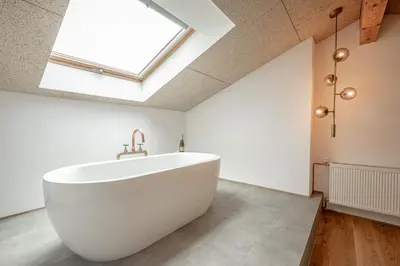 Ein Badezimmer in der Unterkunft GERN Weitblick