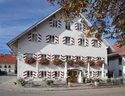 Das Gebäude in dem sich die Pension befindet