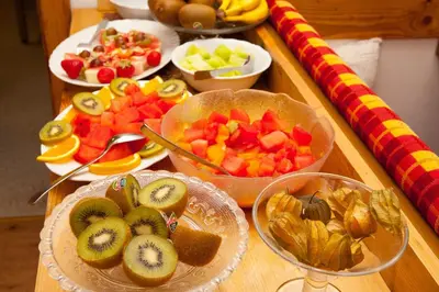 Essen in der Pension oder in der Nähe