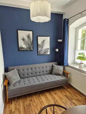 Ein Sitzbereich in der Unterkunft Studio 1 - Apartments am Schloss