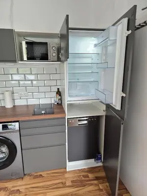 Küche/Küchenzeile in der Unterkunft Studio 1 - Apartments am Schloss