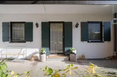 Ein Balkon oder eine Terrasse in der Unterkunft Design-Apartment am Chiemsee