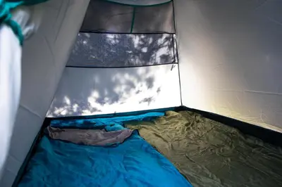 Ein Bett oder Betten in einem Zimmer der Unterkunft Original Bavarian Oktoberfest Camping Village Breakfast & Beer Included
