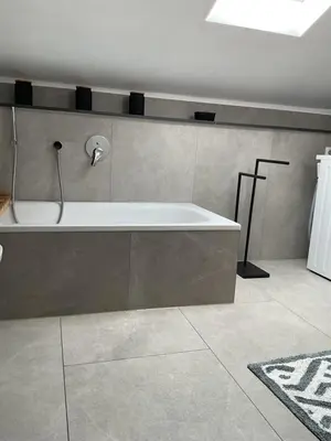 Ein Badezimmer in der Unterkunft Sonnenaufgang