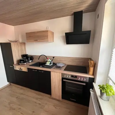 Küche/Küchenzeile in der Unterkunft Casa-Heckl