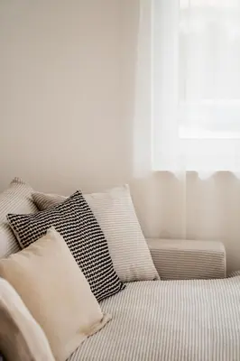 Ein Bett oder Betten in einem Zimmer der Unterkunft Bay 12° Boutique Apartment am Chiemsee