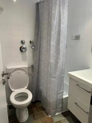 Ein Badezimmer in der Unterkunft Gemütliches Appartment im Souterrain