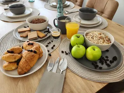 Essen in der Ferienwohnung oder in der Nähe