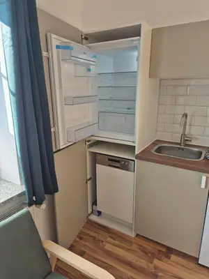 Küche/Küchenzeile in der Unterkunft Studio 2 - Apartments am Schloss