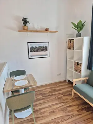Ein Sitzbereich in der Unterkunft Studio 2 - Apartments am Schloss