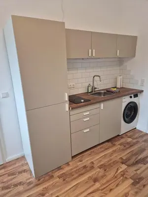 Küche/Küchenzeile in der Unterkunft Studio 3 - Apartments am Schloss