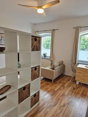 Ein Sitzbereich in der Unterkunft Studio 3 - Apartments am Schloss