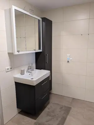 Ein Badezimmer in der Unterkunft Ferienwohnung am Krebsbach