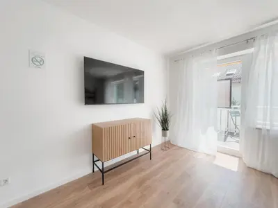 TV/Unterhaltungsangebot in der Unterkunft Skyrise Apartments in Bad Wörishofen - zentral & modern