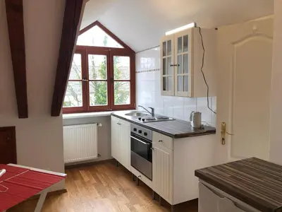Küche/Küchenzeile in der Unterkunft Park Apartment