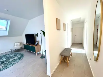 TV/Unterhaltungsangebot in der Unterkunft Grand Suite - Perfekt für 6! Parken Flughafen