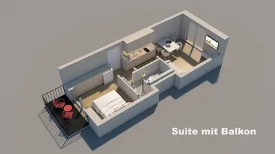 Grundriss der Unterkunft Lindgold Apartments
