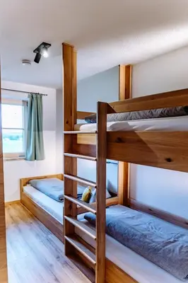 Ein Bett oder Betten in einem Zimmer der Unterkunft Zum Kirchmair