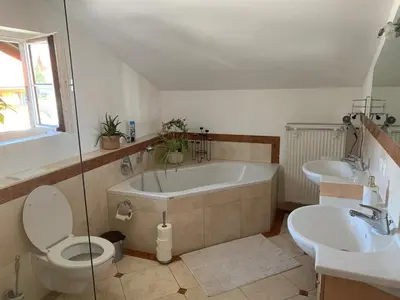 Ein Badezimmer in der Unterkunft Seelenbaumlerin