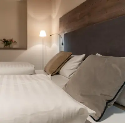 Ein Bett oder Betten in einem Zimmer der Unterkunft Apartment in Kirchheim bei München