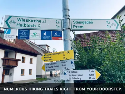 Grundriss der Unterkunft Gemütliche Alpenwohnung mit Balkon & Bergblick nahe Neuschwanstein ideal für Familien & Gruppen für gemeinsame Momente