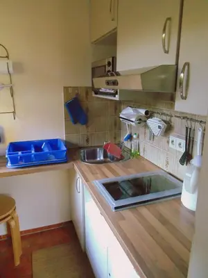 Küche/Küchenzeile in der Unterkunft Ferienwohnung Mattenklotz