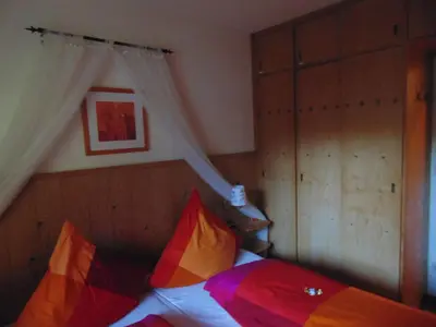 Ein Bett oder Betten in einem Zimmer der Unterkunft Ferienwohnung Mattenklotz