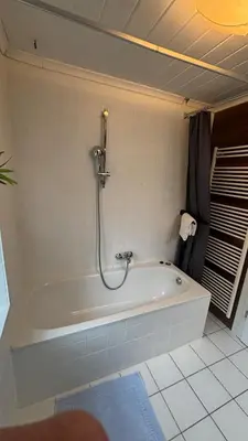 Ein Badezimmer in der Unterkunft Gemütliches 50qm Apartment mit Terrasse und Garten