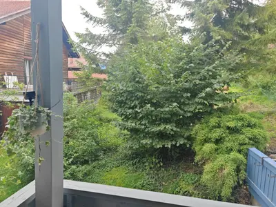 Ein Garten an der Unterkunft Berg-Feeling