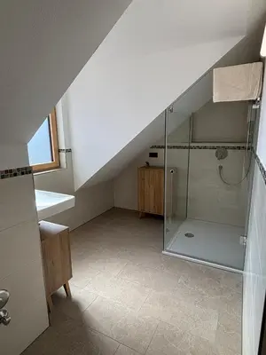 Ein Badezimmer in der Unterkunft Ferienwohnung Abendrot Jochner