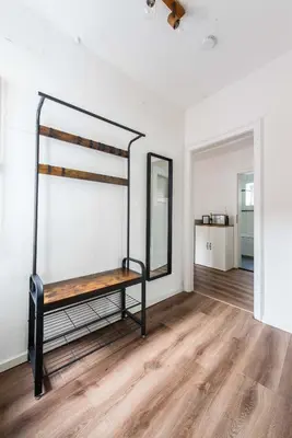 Küche/Küchenzeile in der Unterkunft Central Apartments Direkt am Königsplatz l Fußball-Tisch I perfekt für Familien & Freunde & Business
