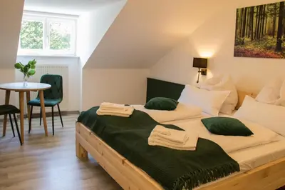 Ein Bett oder Betten in einem Zimmer der Unterkunft Wohlfühlzimmer 