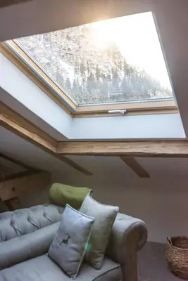 Ein Sitzbereich in der Unterkunft Gipfelkönigin