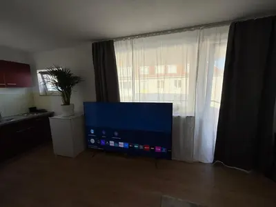 TV/Unterhaltungsangebot in der Unterkunft Apartment Schwabing Balkon und Garage inklusive