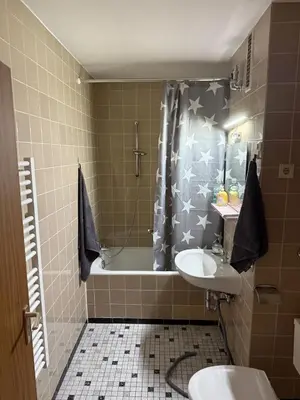 Ein Badezimmer in der Unterkunft Apartment Schwabing Balkon und Garage inklusive