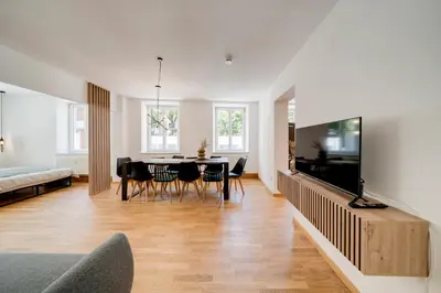 TV/Unterhaltungsangebot in der Unterkunft Lexapartments zentral 101qm in Altstadtnähe