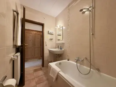 Ein Badezimmer in der Unterkunft Hotel Forsthaus Oberau
