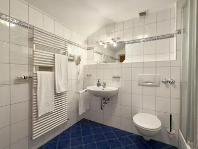 Ein Badezimmer in der Unterkunft Hotel Forsthaus Oberau