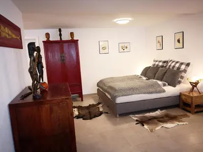 Ein Sitzbereich in der Unterkunft Weyarn südlich von München