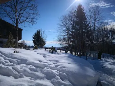 Weyarn südlich von München im Winter