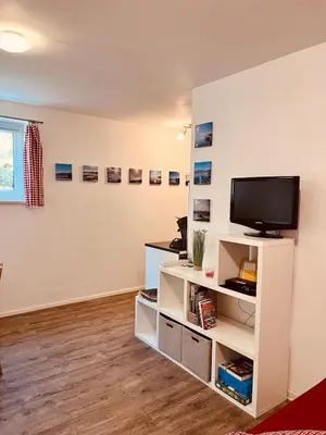 TV/Unterhaltungsangebot in der Unterkunft Schnucklige Kellerwohnung