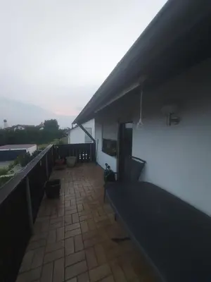Ein Balkon oder eine Terrasse in der Unterkunft Familie Pöllet
