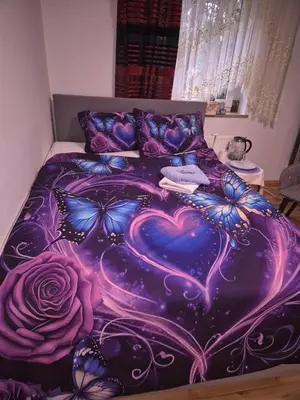 Ein Bett oder Betten in einem Zimmer der Unterkunft Zimmer